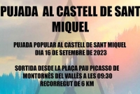 Las Mañanas - Pujada al Castell de Sant Miquel per Festa Major