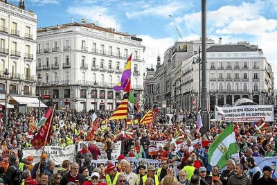 Las Mañanas - Valoració de la Marea Pensionista del VO de la manifestació a Madrid