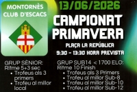 Las Mañanas - Torneig de primavera del Club Escacs Montornès